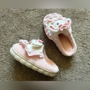 Easter bunny, spring slippers